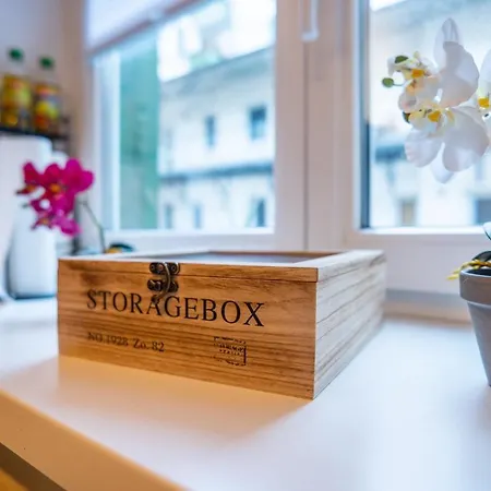 Zentral Fewo - Eg - Karli - 30qm - Kueche - Disneyplus * Lipsk